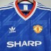 Manchester United 86/88 Away Blue Soccer Jersey